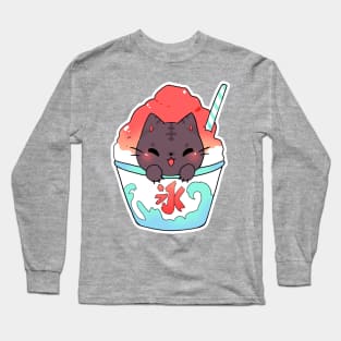 CatKigori - kakigori cat Long Sleeve T-Shirt
